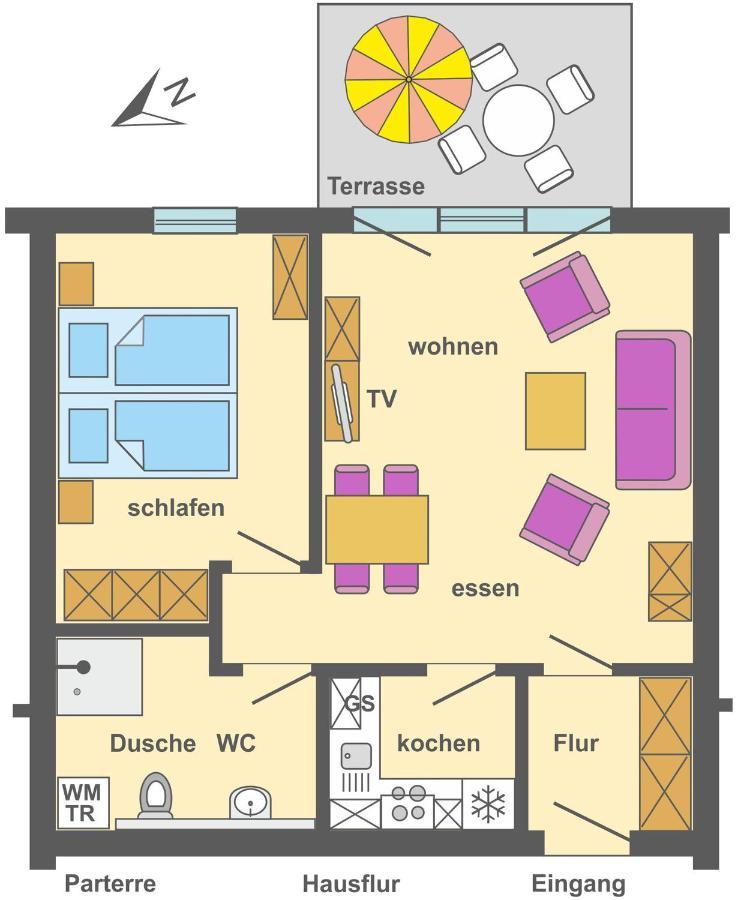 Ferienpark Freesenbruch Wohnung 4 2 - Ostseeperle Zingst Zewnętrze zdjęcie